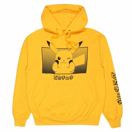Sweat à capuche - Pikachu Trame de Fond - Pokemon - M Unisexe 