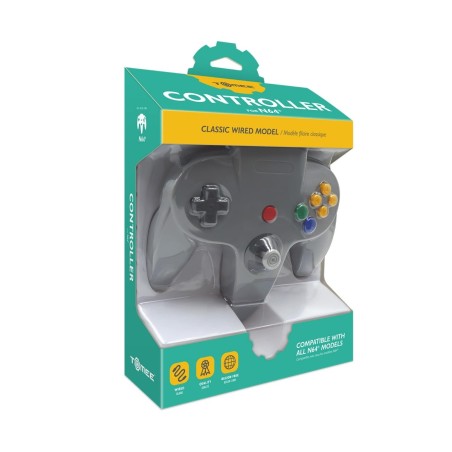 Manette filaire - N64 - Gris