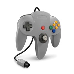 Manette filaire - N64 - Gris