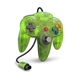 Manette filaire - N64 - Jaune fluo