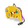 Manette filaire bicolore - GameCube & Wii - Violette / Jaune