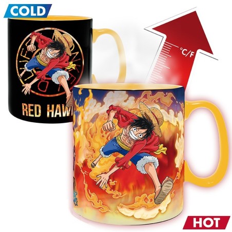 Mug - Thermo Réactif - Luffy et Sabo - One Piece
