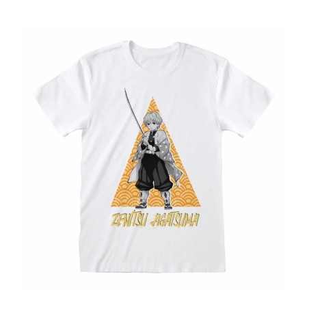 T-shirt - Zenitsu Tri - Demon Slayer - XL Unisexe 