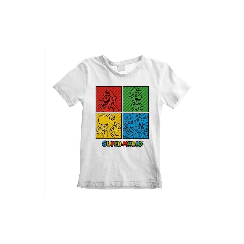 T-shirt - Squares - Super Mario - Unisexe 9 - 11 