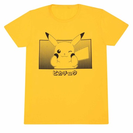 T-shirt - Pikachu Katakana - Pokemon - M Unisexe 