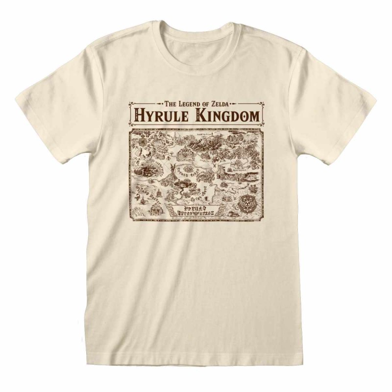 T-shirt - Carte Hyrule - Zelda - M Unisexe 