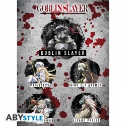 Set 2 Chibi Poster - Groupe et Slayer - Goblin Slayer