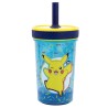 Gobelet avec paille Anti-Chute - Pikachu confettis - Pokemon