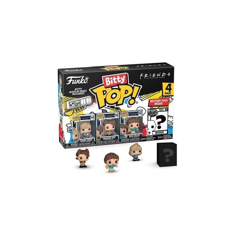 Pack de 4 - Rachel 80's - Friends - Bitty POP TV