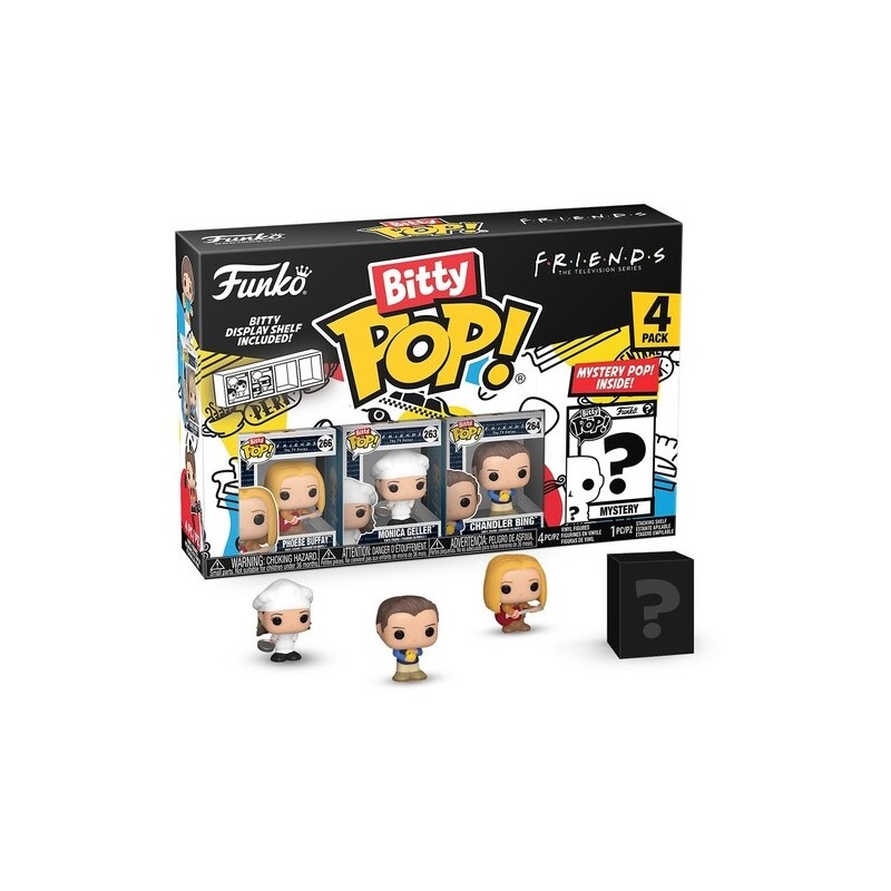 Pack de 4 - Phoebe - Friends - Bitty POP TV