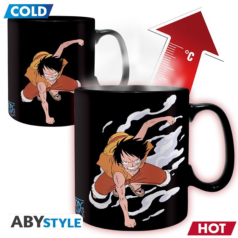 Mug - Thermo Réactif - One Piece - Luffy et Ace