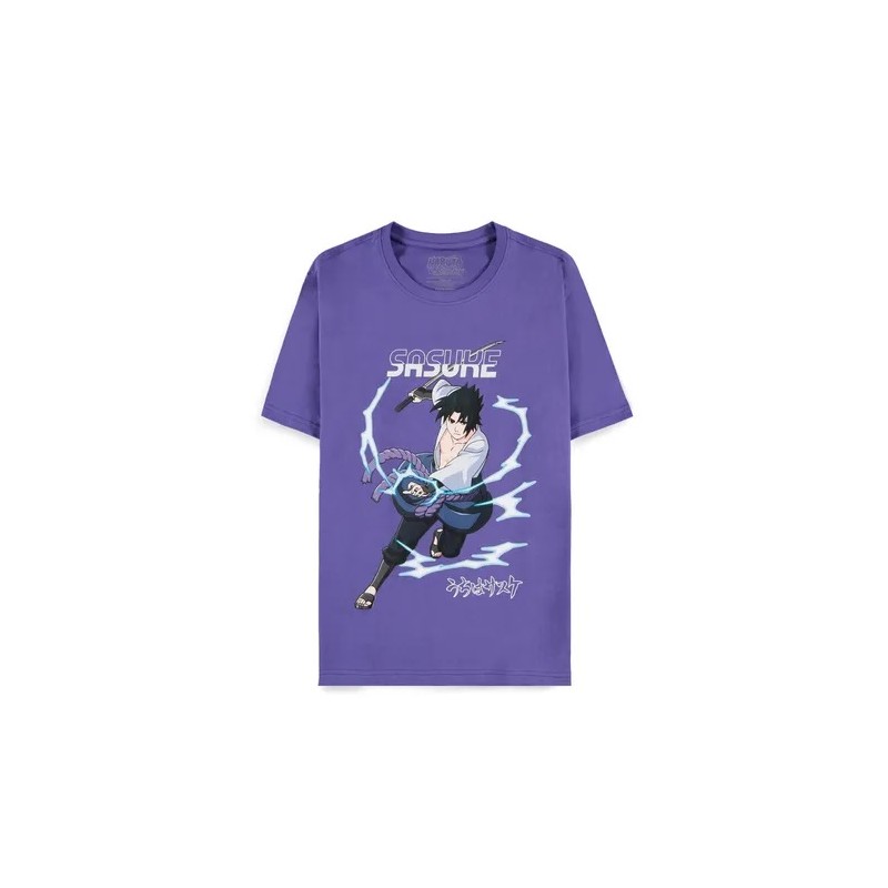 T-shirt violet - Sasuke - Naruto Shippuden - XL Unisexe 