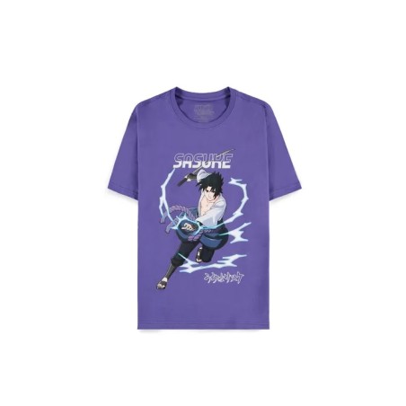 T-shirt violet - Sasuke - Naruto Shippuden - XL Unisexe 