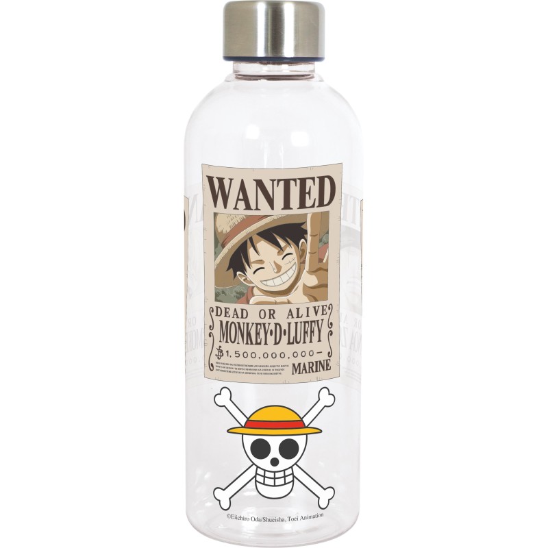 Bouteille Plastique - Luffy, Zoro et Sanji Wanted - One Piece