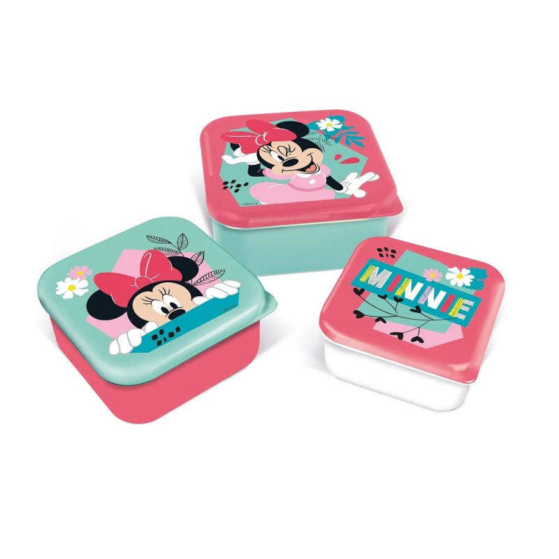 Boites à Repas - Set de 3 - Minnie - Mickey & ses amis