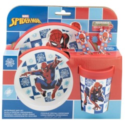 Set de vaisselle antidérapante - Spiderman - Marvel
