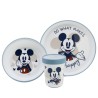 Set de vaisselle antidérapante - Mickey "Do what makes you Happy" - Mickey et ses amis