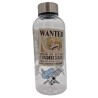 Bouteille Plastique - Wanted Luffy, Sanji & Zoro + Emblèmes - One Piece
