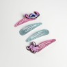 Set de 4 Barrettes Pailletées - Stitch et Angel - Lilo et Stitch