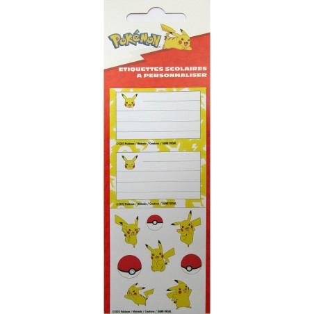 Set Stickers - Pikachu - Pokemon