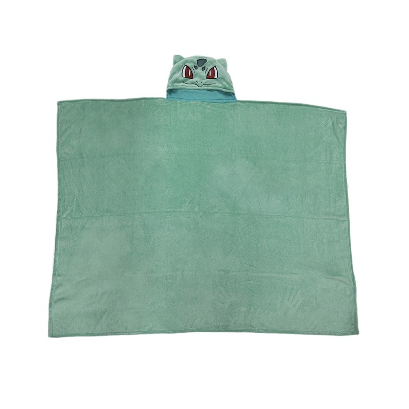 Couverture à capuche - Bulbizarre - Pokemon