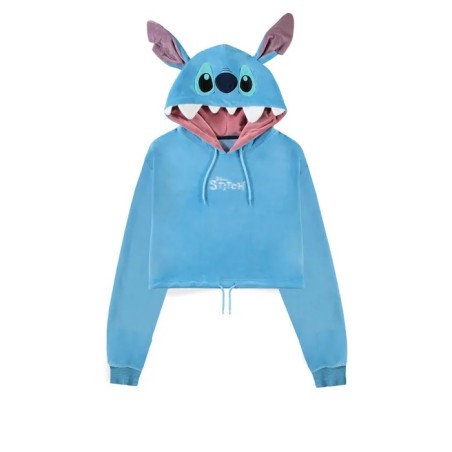 Sweat crop top - Stitch - Lilo & Stitch - S Unisexe 