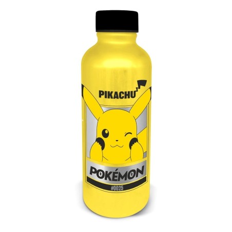 Bouteille Aluminium - Pikachu Wink #25 (Jaune/Noir) - Pokemon