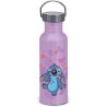 Bouteille avec anse - Stitch Kiss (Violet/Argent) - Lilo et Stitch 