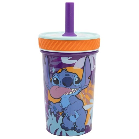 Gobelet avec paille Anti-Chute - Stitch - Lilo et Stitch