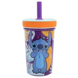 Gobelet avec paille Anti-Chute - Stitch - Lilo et Stitch