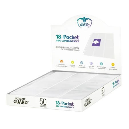 Feuilles Classeur Side-Loading - 18-Pocket Pages (50ct) - Blanc