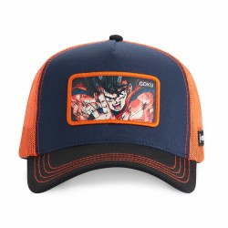 Casquette Trucker - Kamehameha Goku (Noir/Bleu) - Dragon Ball Z - U Unisexe 