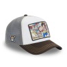 Casquette Trucker Premium - Straw Hat Crew (Marron/Blanc) - One Piece - U Unisexe 
