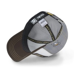 Casquette Trucker Premium - Straw Hat Crew (Marron/Blanc) - One Piece - U Unisexe 