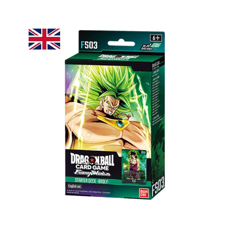JCC - Starter Deck - FS03 - Broly - Dragon Ball Super : "Fusion World" (EN)