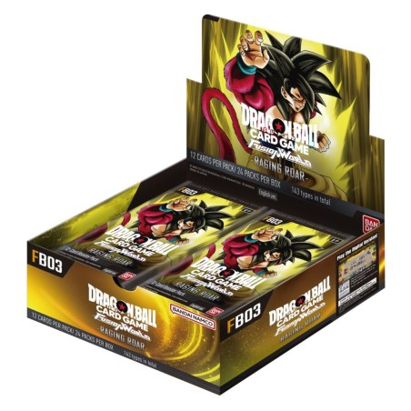 JCC - Booster - FB03 - Raging Roar - Dragon Ball Super : "Fusion World" (EN) - (24 boosters)