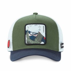 Casquette Trucker - Enfant - Kakashi Sharingan (Bleu/Kaki) - Naruto Shippuden - U Unisexe 