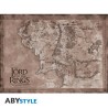 Set 2 Chibi Poster - Carte monde & l'oeil de Sauron - Le Seigneur des Annaux