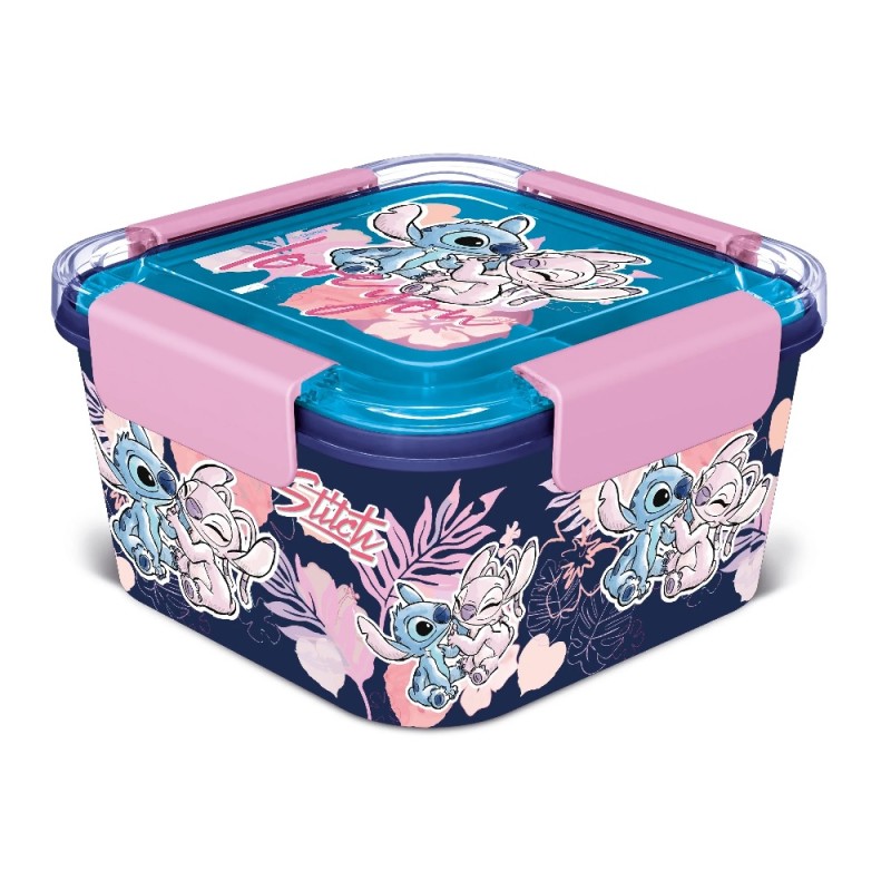 Boites à Repas - Angel et Stitch - Lilo et Stitch - Multi Compartiments Big