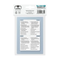 Protèges Cartes 40 pièces - Precise-Fit - OverSize - Transparent
