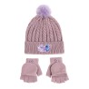 Bonnet à Pompon et Gants Ado - Angel Coeur Stitch - Lilo & Stitch - Unisexe 