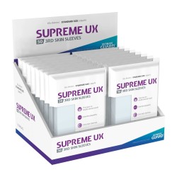 Protèges Cartes 50 pièces - Supreme Ux - 3rd Skin - Standard - Transparent