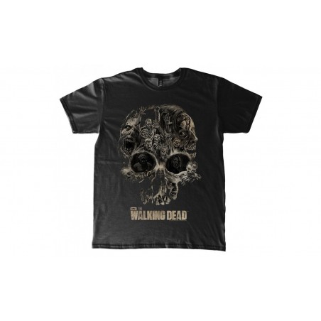 T-shirt - The Walking Dead - Skull - L Homme 