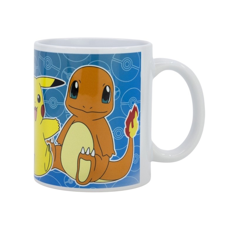 Mug - Evoli, Pikachu & Salamèche - Pokemon
