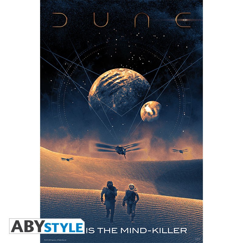 Poster - Dune - Fear is the mind-killer - roulé filmé (91.5x61)