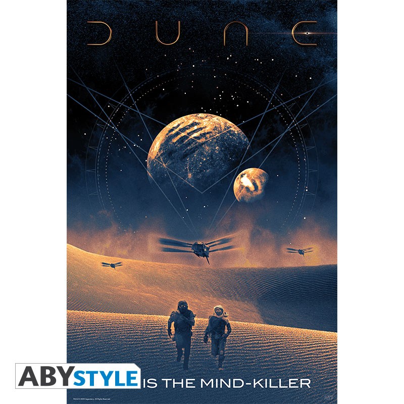Poster - Fear is the mind-killer - Dune - Roulé et filmé