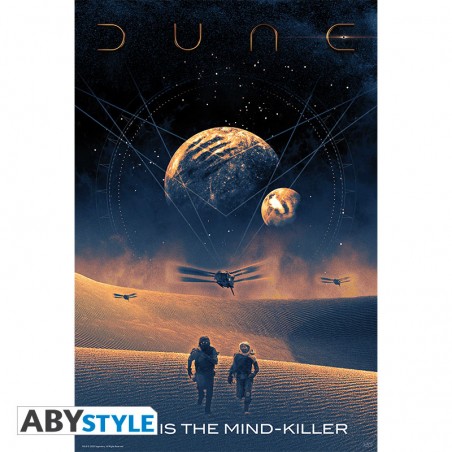 Poster - Fear is the mind-killer - Dune - Roulé et filmé