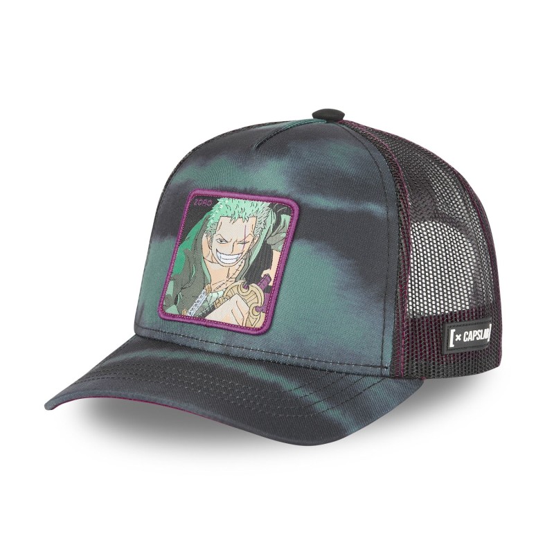 Casquette Trucker - Roronoa Zoro Smile (Noir/Vert) - One Piece - U Unisexe 