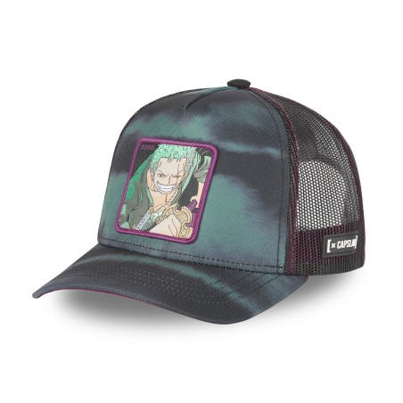Casquette Trucker - Roronoa Zoro Smile (Noir/Vert) - One Piece - U Unisexe 