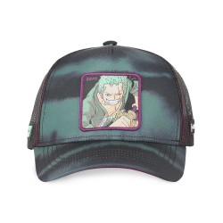 Casquette Trucker - Roronoa Zoro Smile (Noir/Vert) - One Piece - U Unisexe 